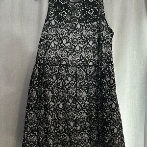 Elegant Black Lace Dress